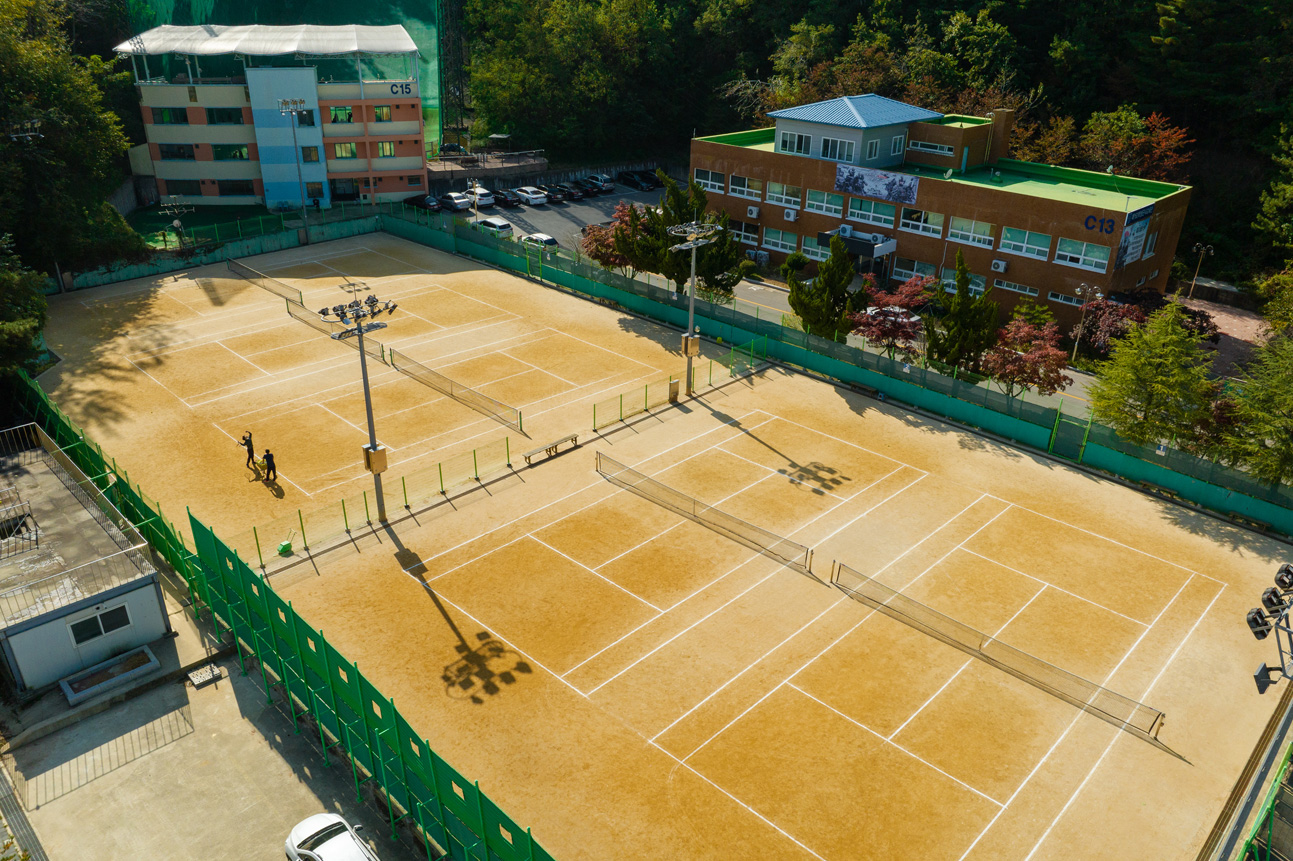교직원 테니스 코트 사진 첨부 이미지